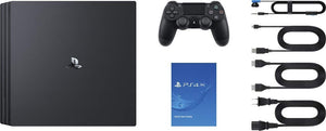 Playstation 4 Pro 2TB SSHD Console with Dualshock 4 Wireless Controller Bundle, 4K HDR, Playstation Pro Enhanced with Solid State Hybrid Drive