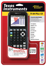 Load image into Gallery viewer, Texas Instruments TI-84 Plus CE Graphing Calculator, Black