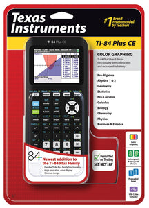 Texas Instruments TI-84 Plus CE Graphing Calculator, Black