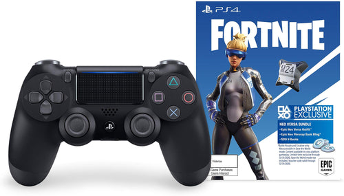 DualShock 4 Wireless Controller for PlayStation 4 - Fortnite Jet Black