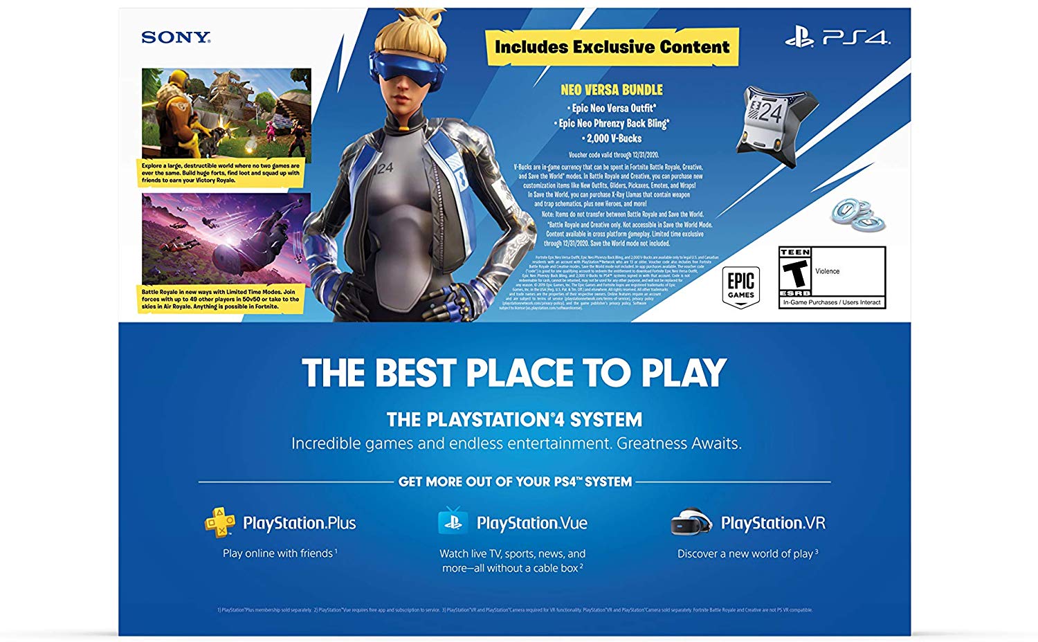 Playstation 4 Pro Console - 1 TB (Fortnite Bundle) (Nordic) - Fri